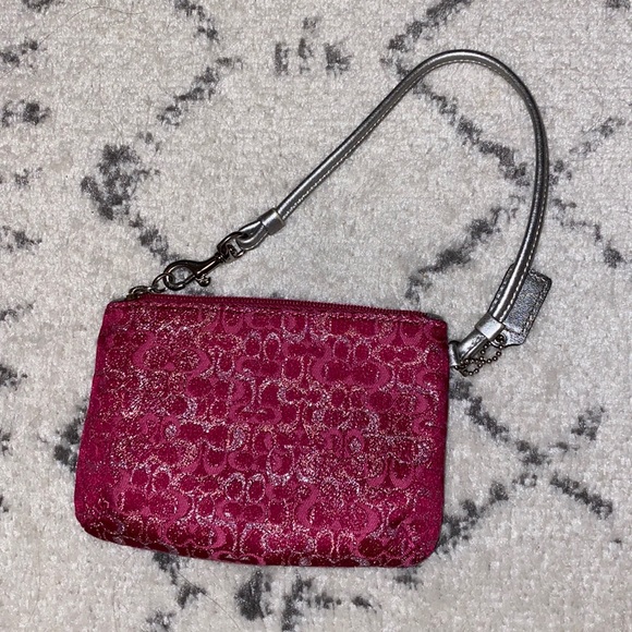 Coach pink wristlet - Picture 3 of 3
